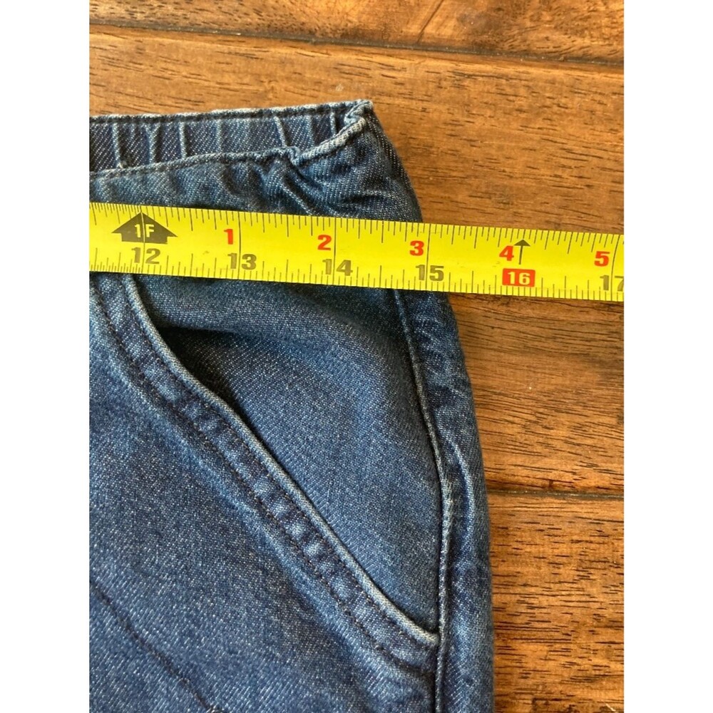 Pilcro by Anthropologie Utility Tie Ankle Denim Cargo Jeans Women 27 Relaxed - Picture 6 of 9